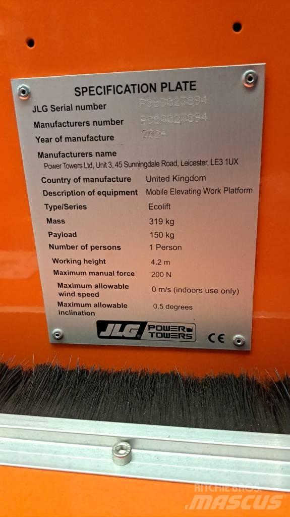 JLG Ecolift (NEW 2024) Otras plataformas elevadoras