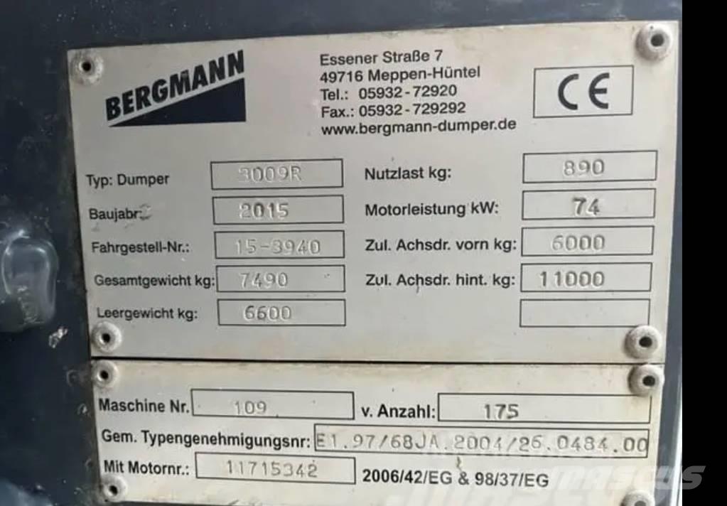 Bergmann Dumper Dúmpers articulados