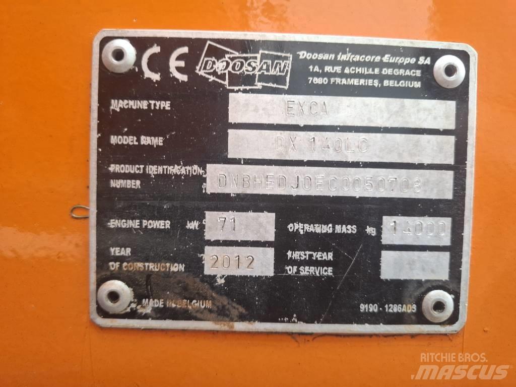 Doosan DX 140 LC Excavadoras de cadenas