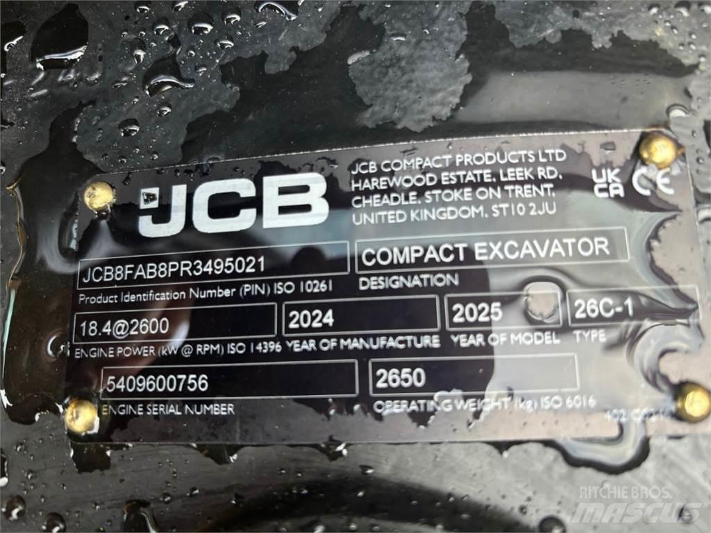 JCB 26C-1 Mini excavadoras < 7t