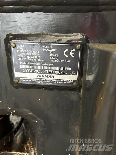 Yanmar Vio 50 Mini excavadoras < 7t
