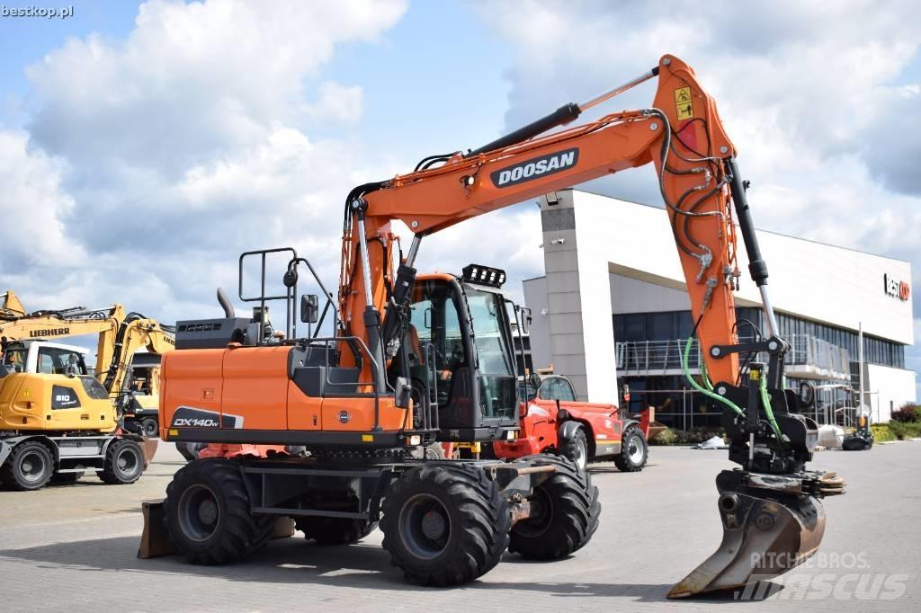 Doosan DX 140 W-5 Excavadoras de ruedas