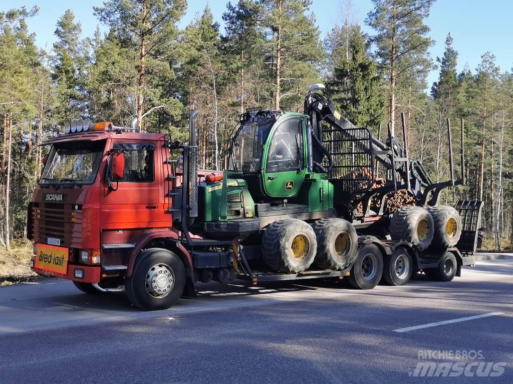 Scania 142/143 Camiones de transporte de maquinaria forestal