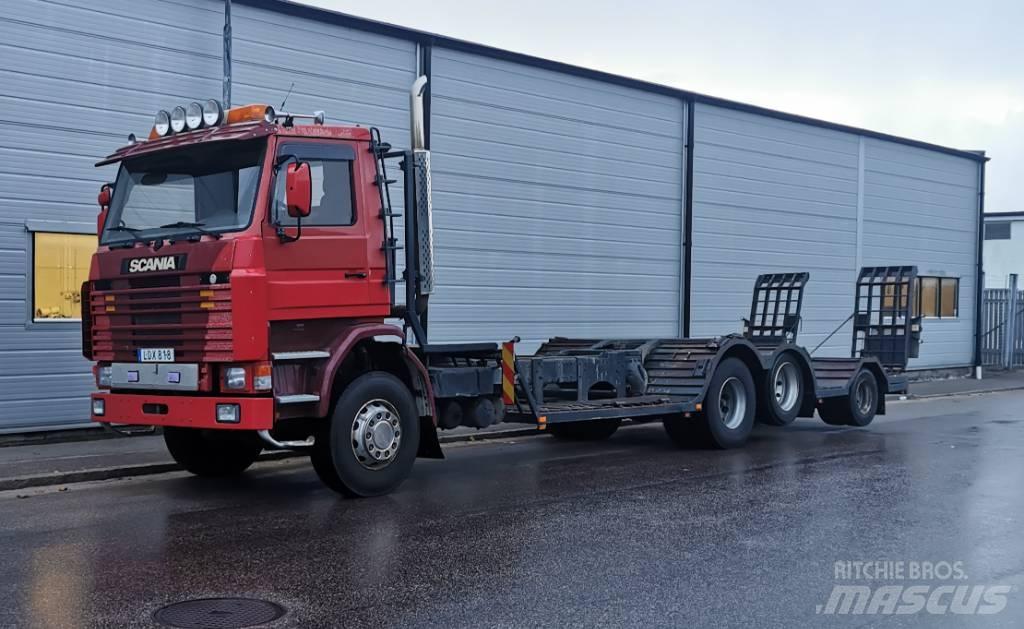 Scania 142/143 Camiones de transporte de maquinaria forestal