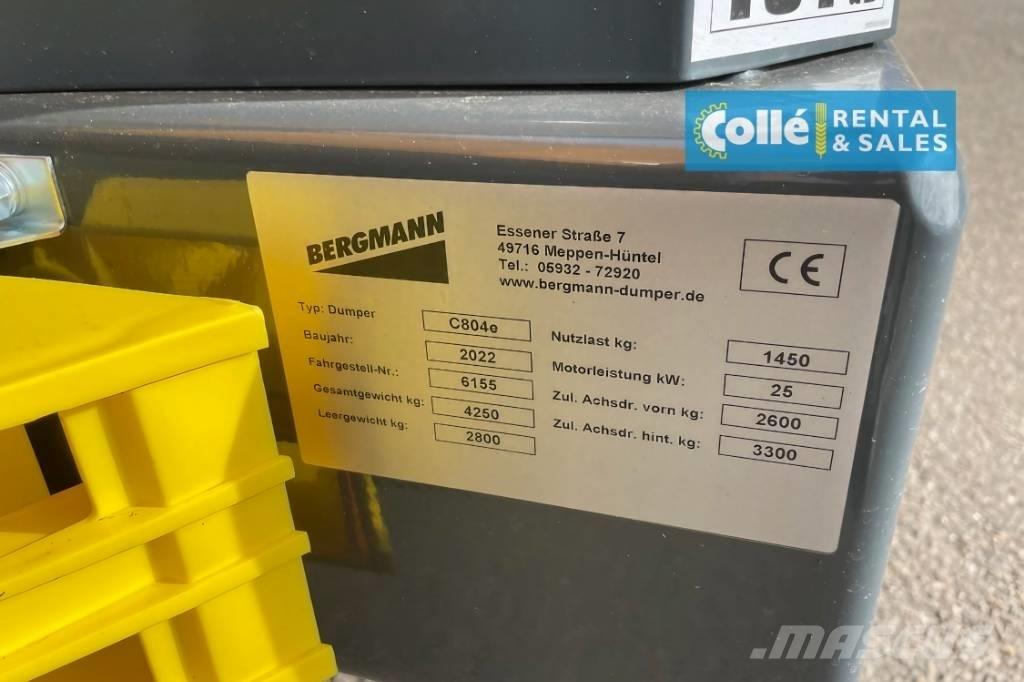 Bergmann C804e | 2022 Dúmpers de obra
