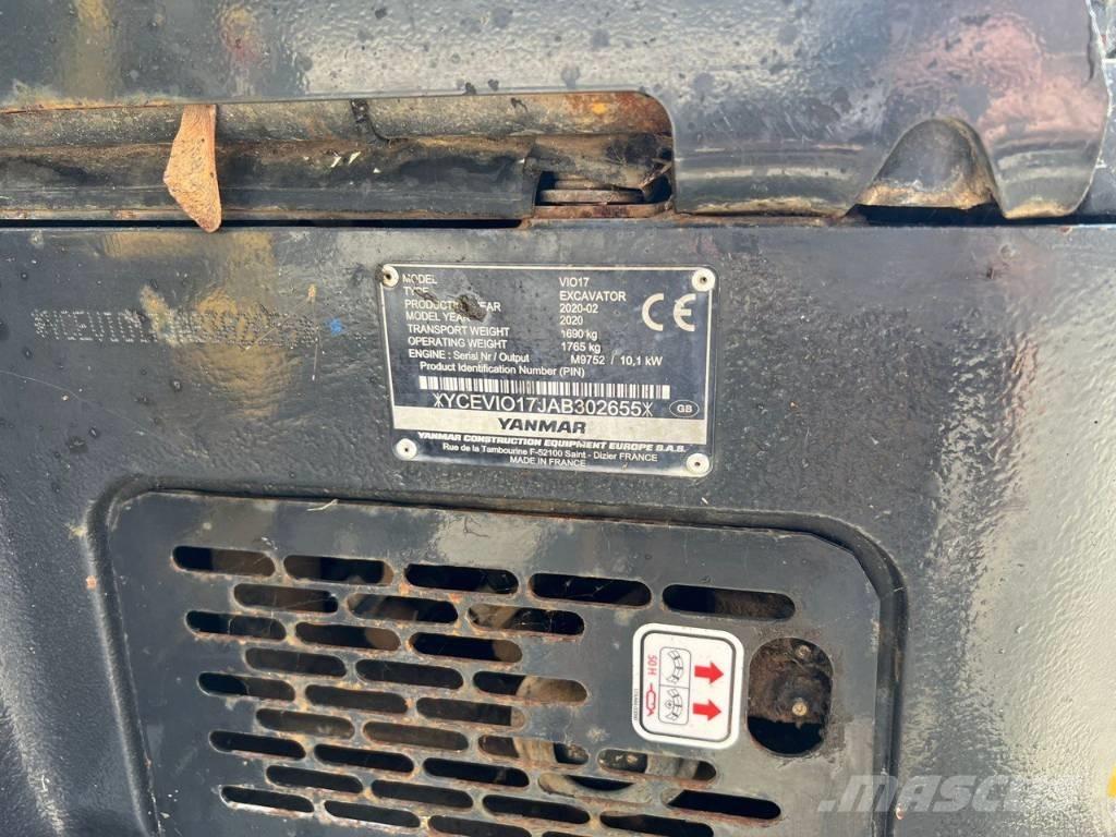 Yanmar Vio 17 Mini excavadoras < 7t