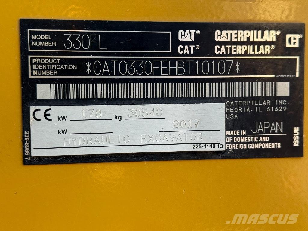 CAT 330 FL Excavadoras de cadenas