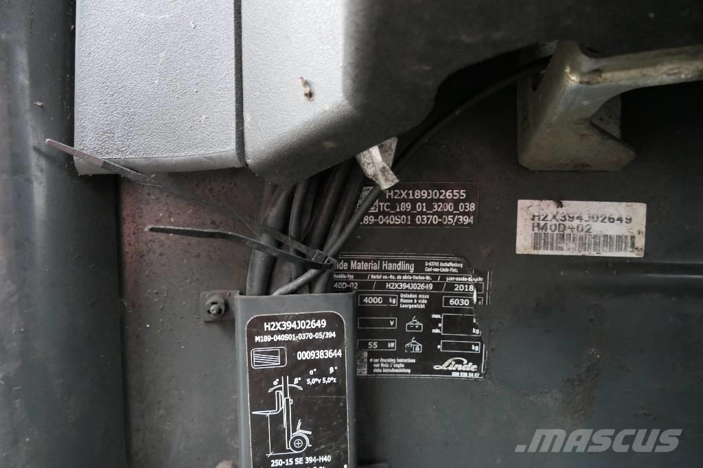 Linde H 40 D-02 Carretillas diesel