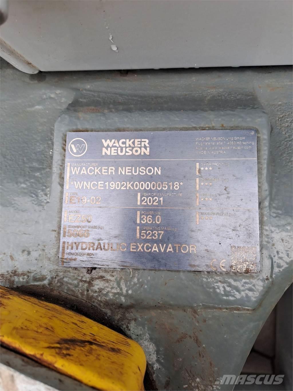 Wacker Neuson EZ50 Excavadoras de cadenas