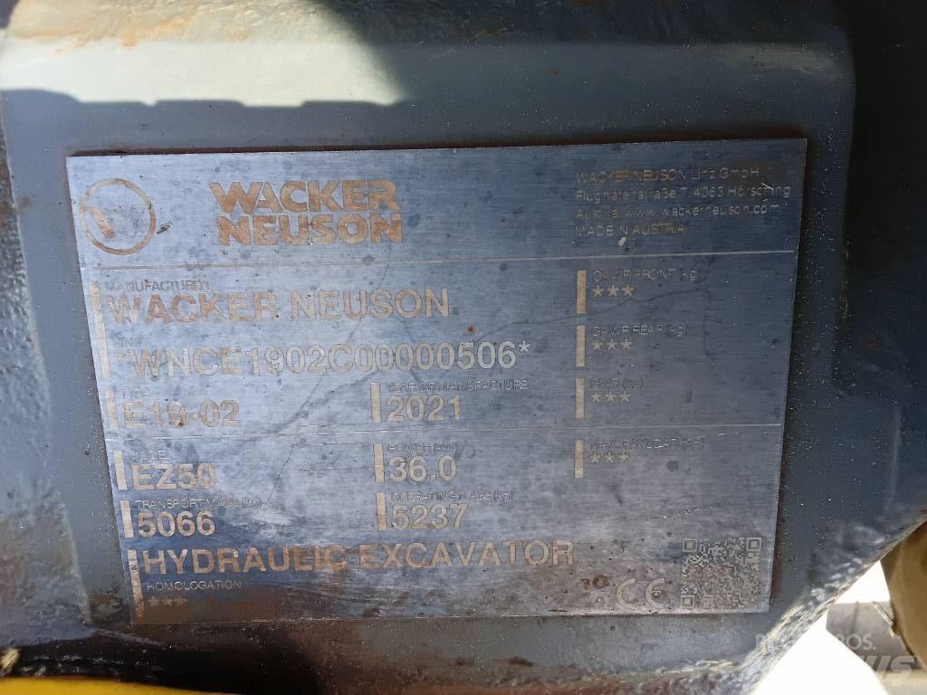 Wacker Neuson EZ50 Excavadoras de cadenas