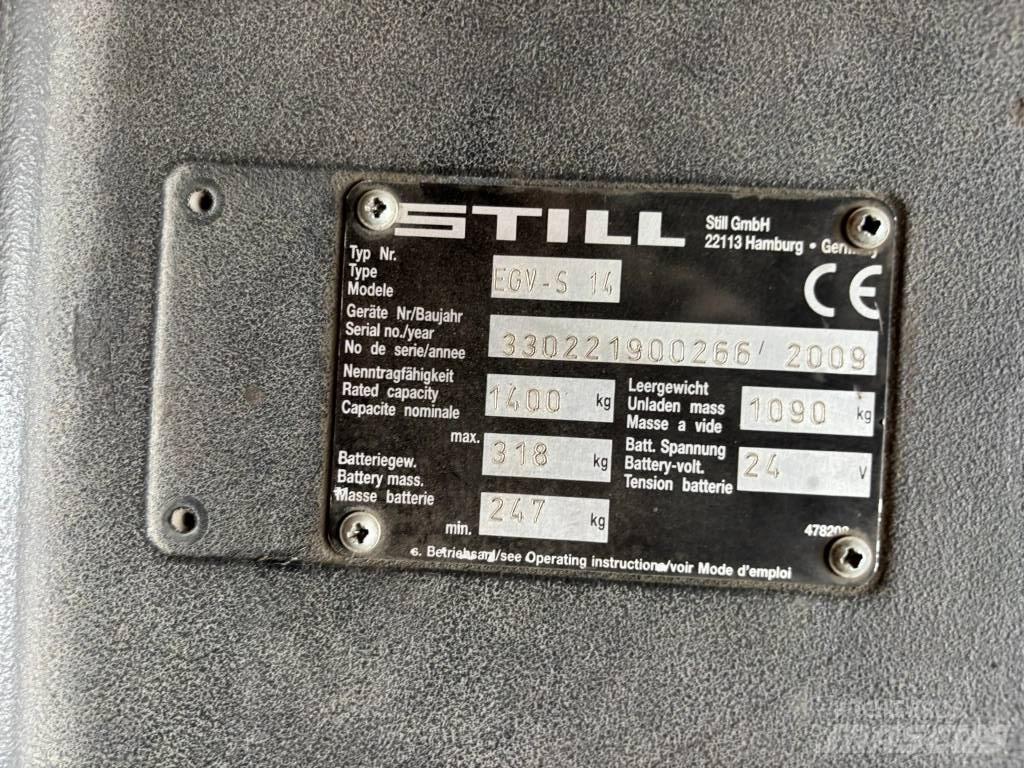 Still EGV-S14 Apiladores eléctricos autopropulsados