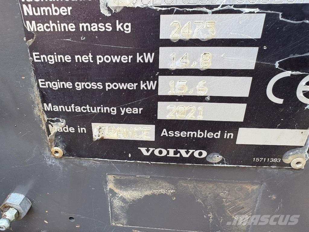 Volvo ECR 25 D Mini excavadoras < 7t