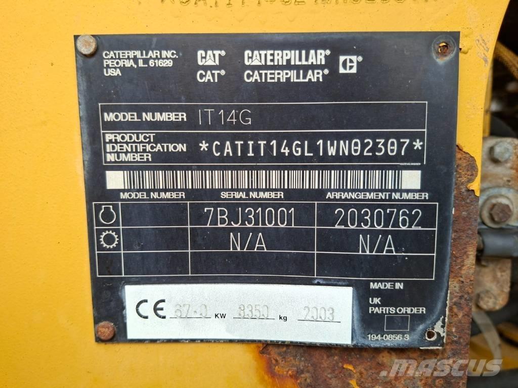 CAT IT 14 G Cargadoras sobre ruedas