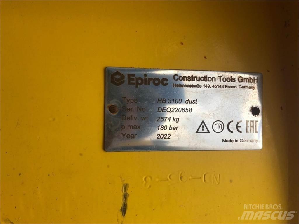 Epiroc HB3100 Dust Martillos hidráulicos