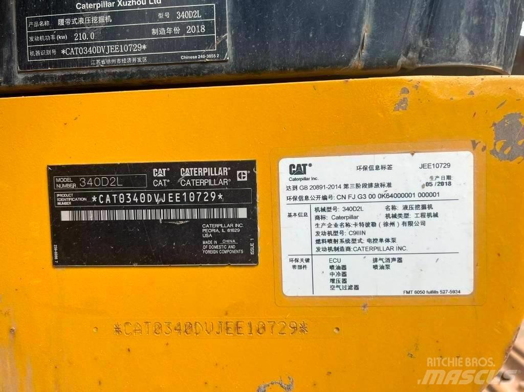 CAT 340D2L Excavadoras de cadenas