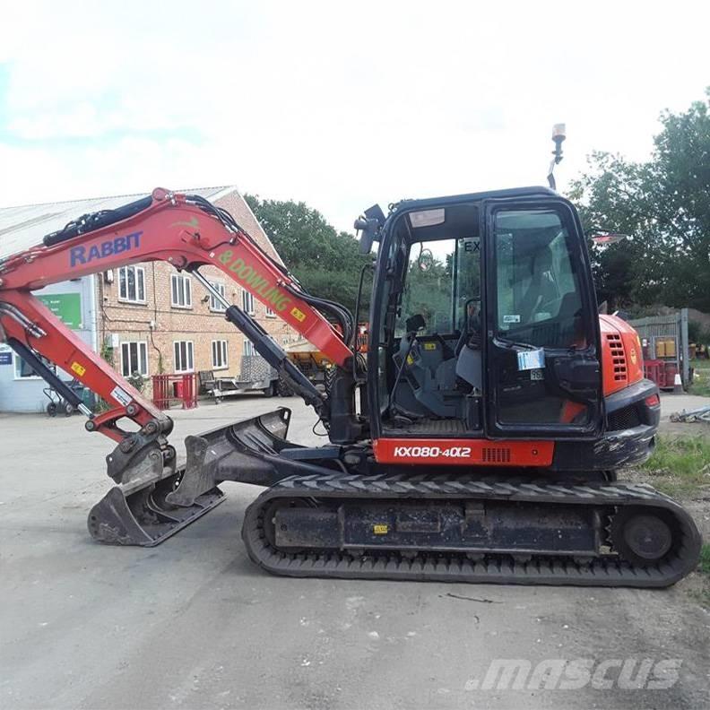 Kubota KX080-4a2 Excavadoras 7t - 12t