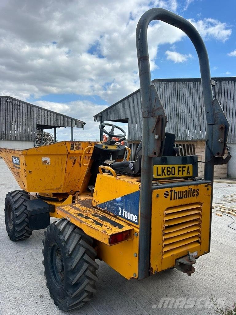 Thwaites 3 tonne Dúmpers de obra