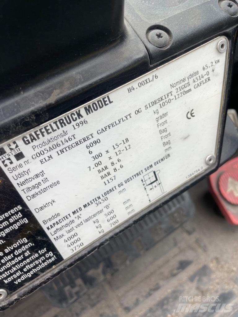 Hyster H 4.00 XL Carretillas LPG