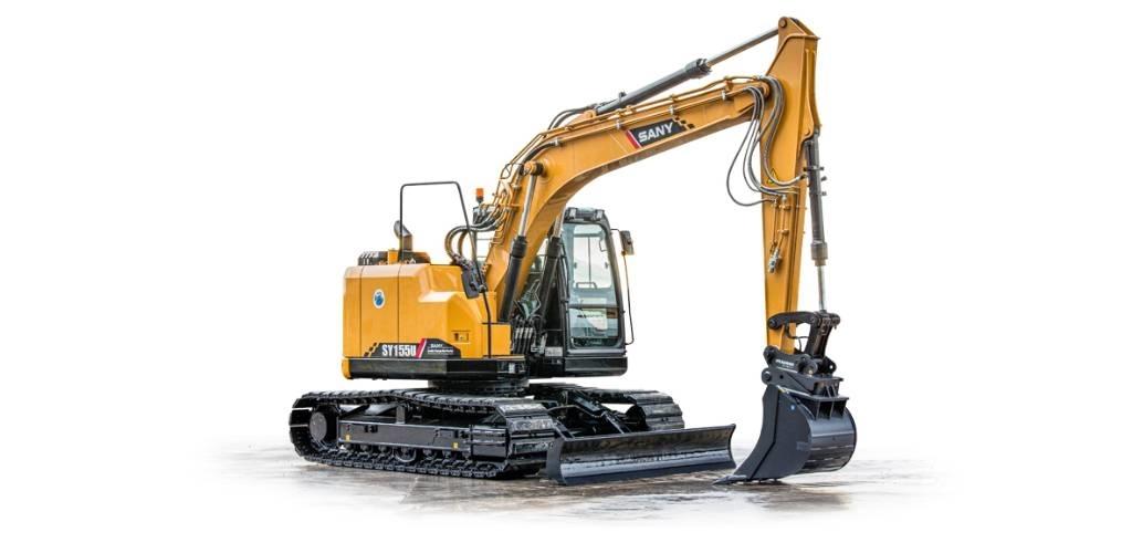 Sany SY155U (16 tonni) Excavadoras de cadenas