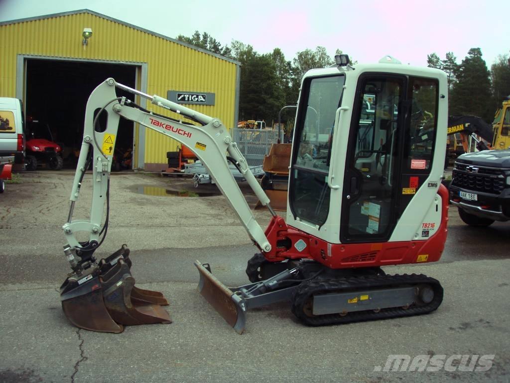 Takeuchi TB 216 Mini excavadoras < 7t