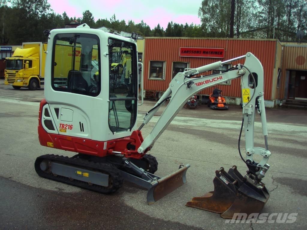Takeuchi TB 216 Mini excavadoras < 7t