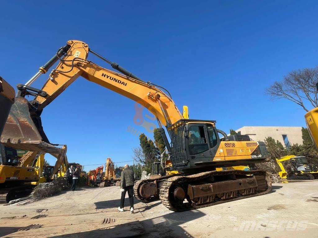 Hyundai Robex 520 VS Excavadoras de cadenas