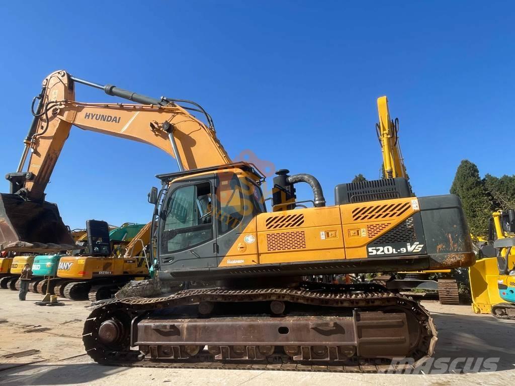 Hyundai Robex 520 VS Excavadoras de cadenas