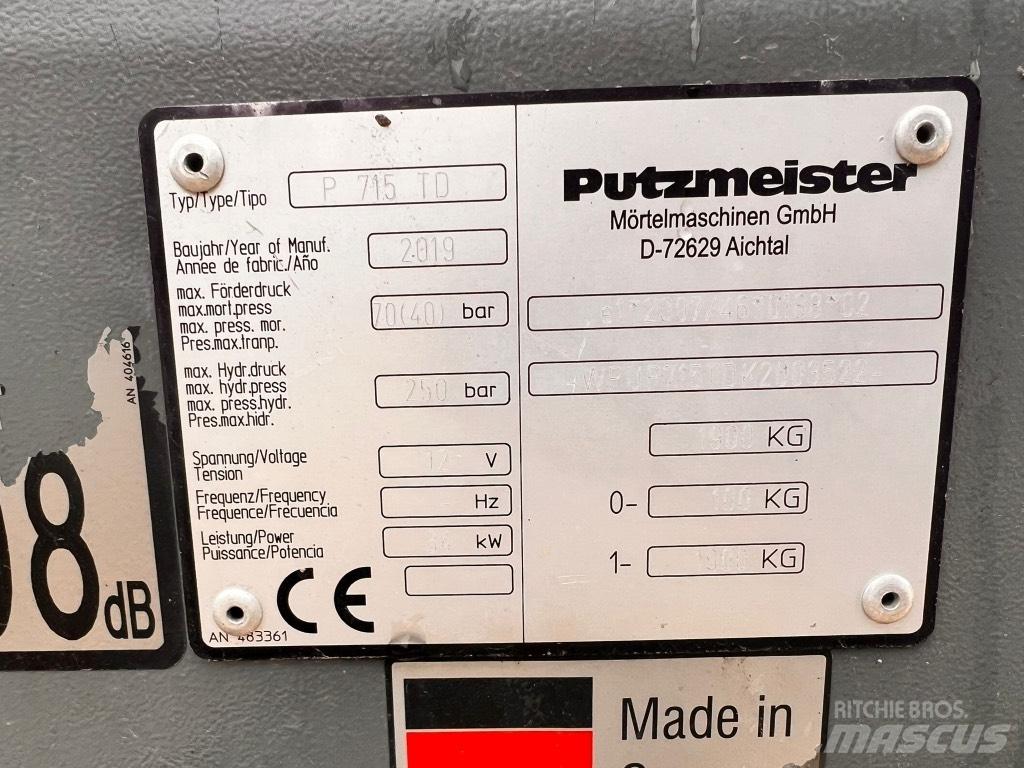 Putzmeister P 715 TD Camión hormigonera