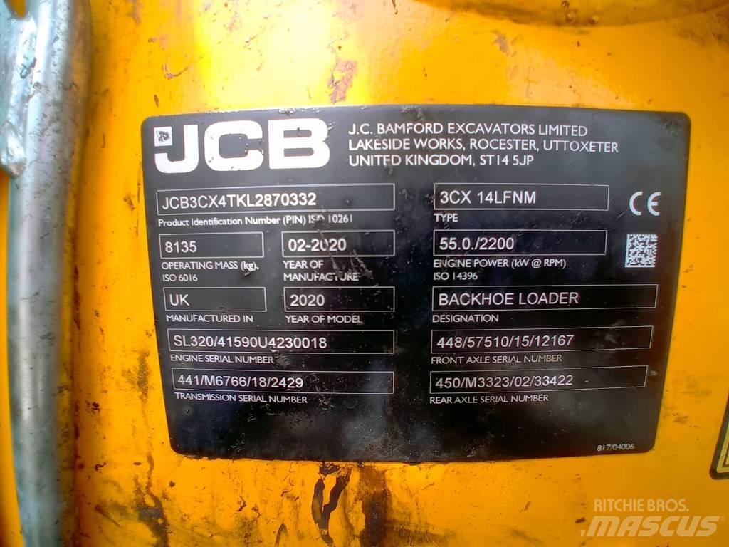 JCB 3 CX 4 T Retrocargadoras