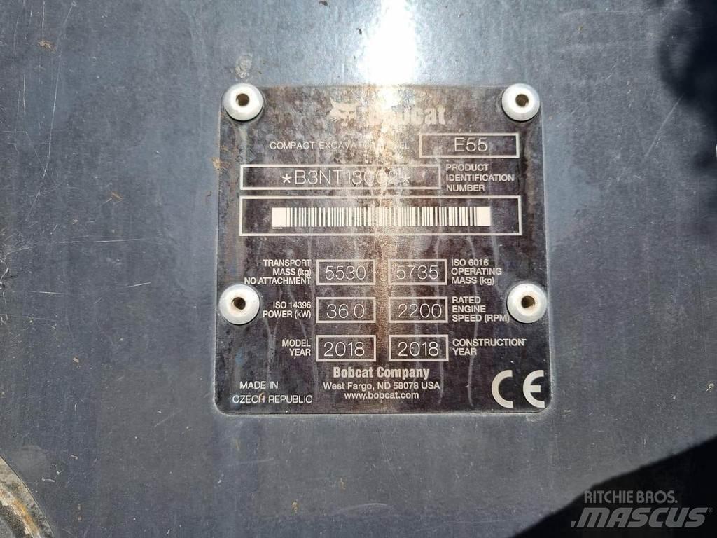 Bobcat E55 Mini excavadoras < 7t