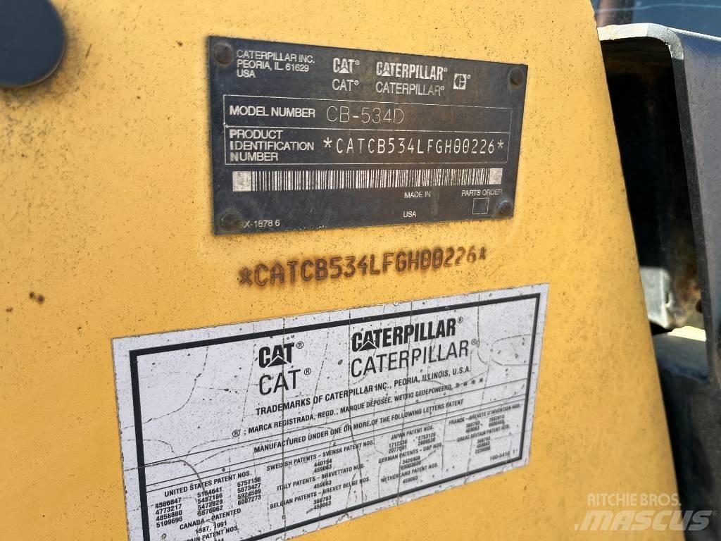 CAT CB 534 D Rodillos de doble tambor