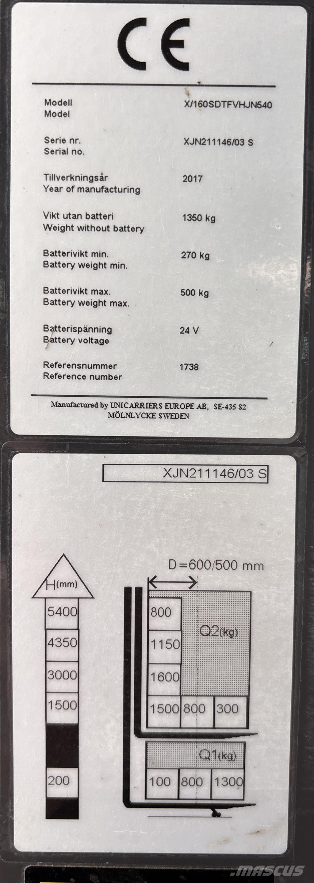 Atlet X160 Apiladores eléctricos autopropulsados