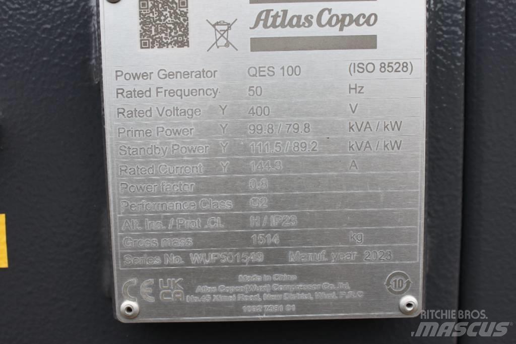 Atlas Copco QES 100 Generadores diesel