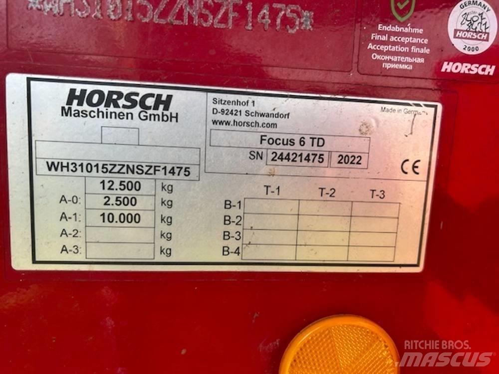 Horsch Focus 6 TD Sembradoras combinadas