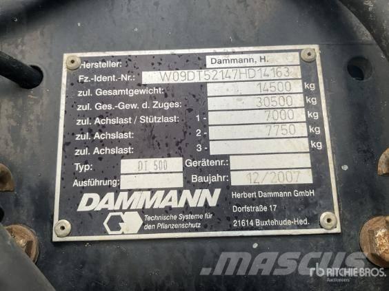 Dammann DT 5000 Pulverizadores autopropulsados