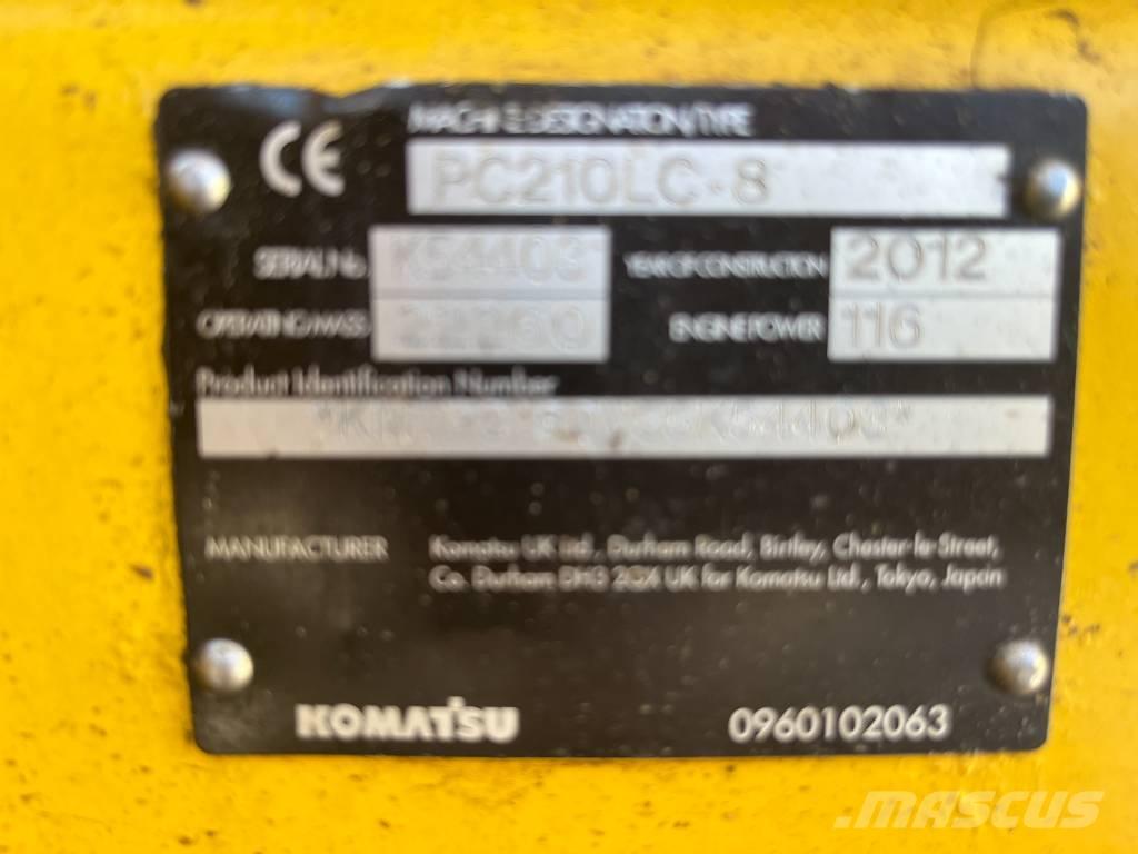 Komatsu PC 210 LC-8 Excavadoras de cadenas