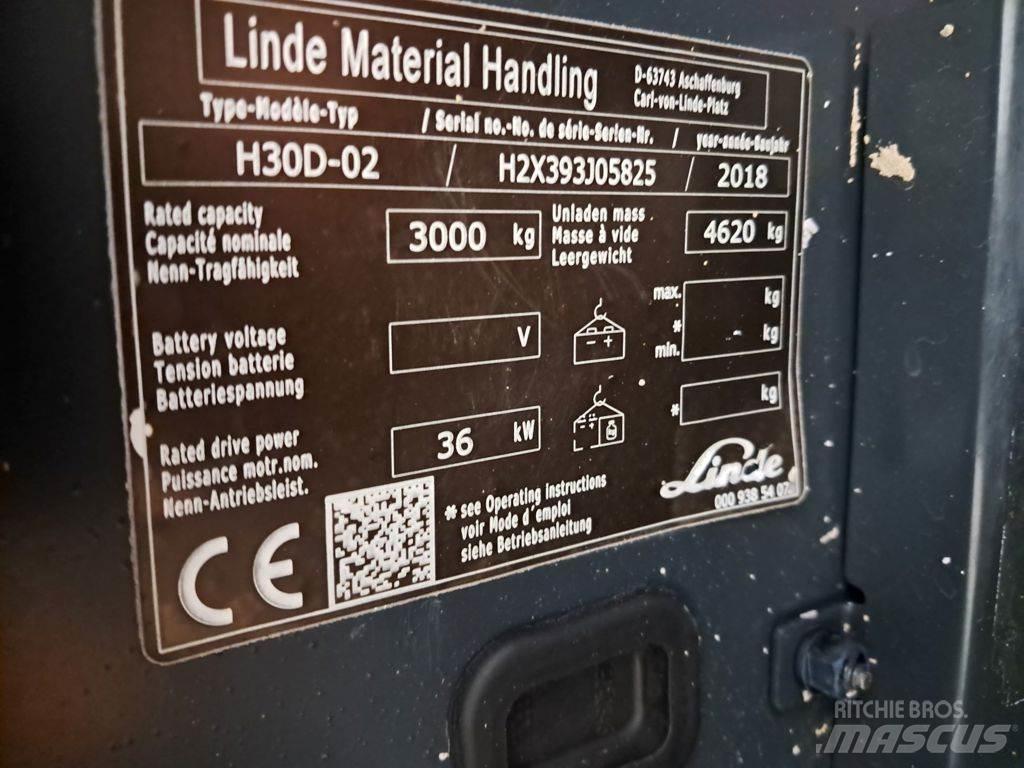 Linde H30D-02 Carretillas diesel