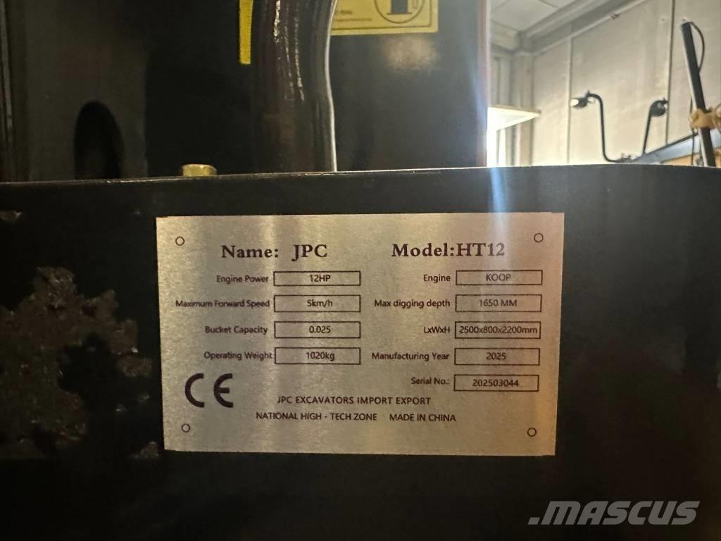 JPC HT 12 Mini excavadoras < 7t