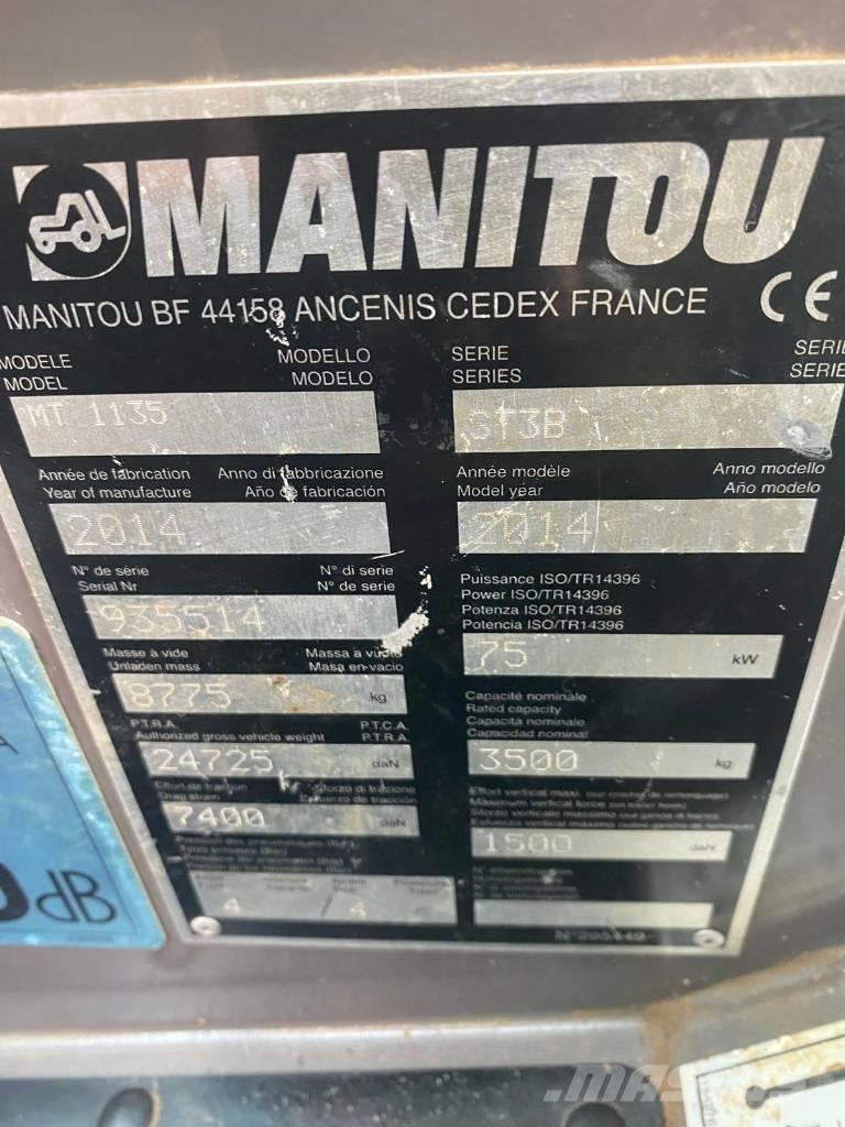 Manitou MT 1135 Carretillas telescópicas