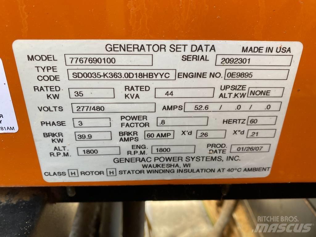 Generac 35 KW Generadores diesel