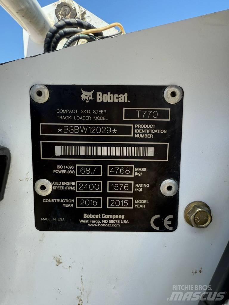 Bobcat T 770 Cargadoras sobre orugas