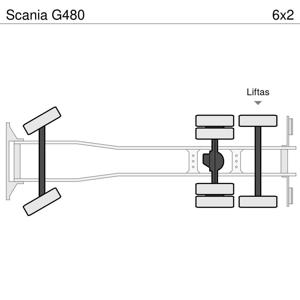 Scania G480 Camiones caja cerrada