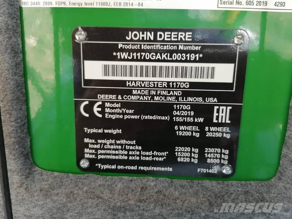 John Deere 1170G Cosechadoras