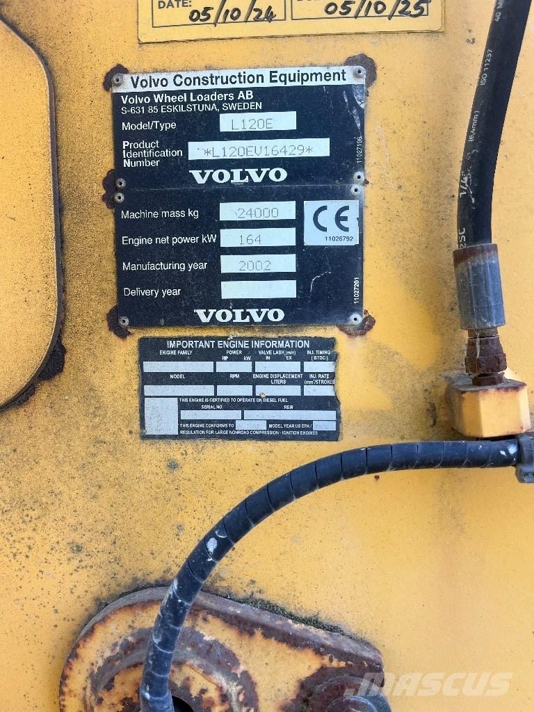 Volvo L 120 E Cargadoras sobre ruedas
