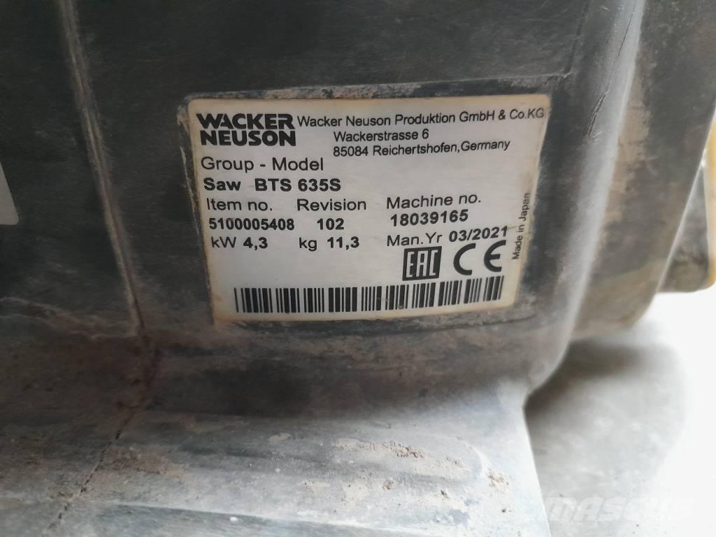Wacker Neuson BFS635 Sierra para piedra