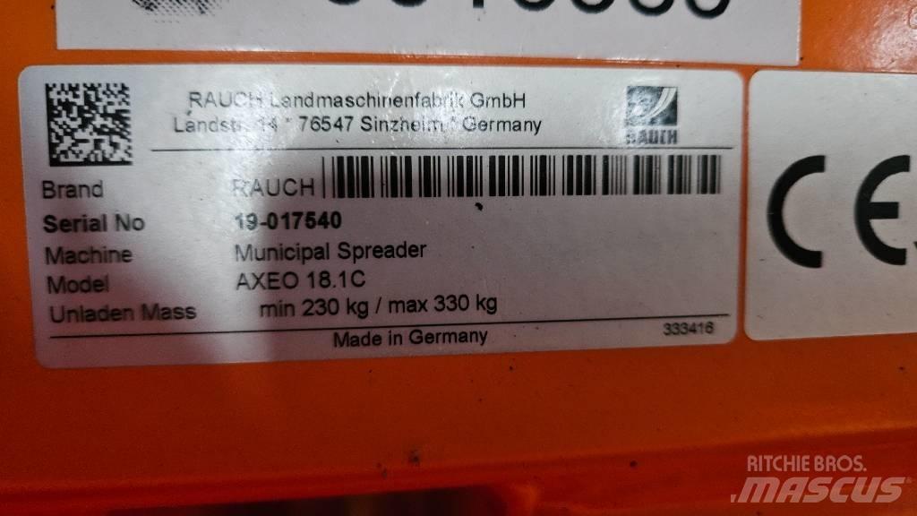 Rauch Axeo 18.1C Esparcidoras de arena y sal
