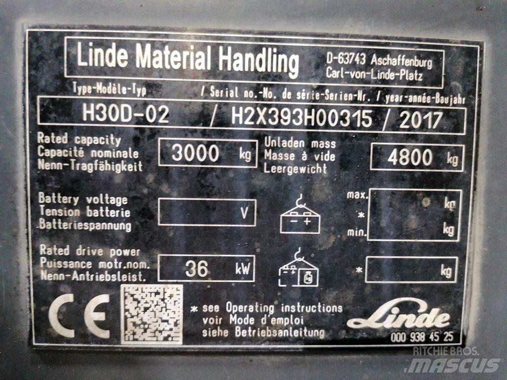Linde H30D-02 Carretillas diesel
