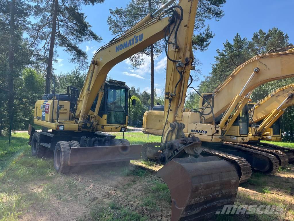 Komatsu PW 160-7 Excavadoras de ruedas