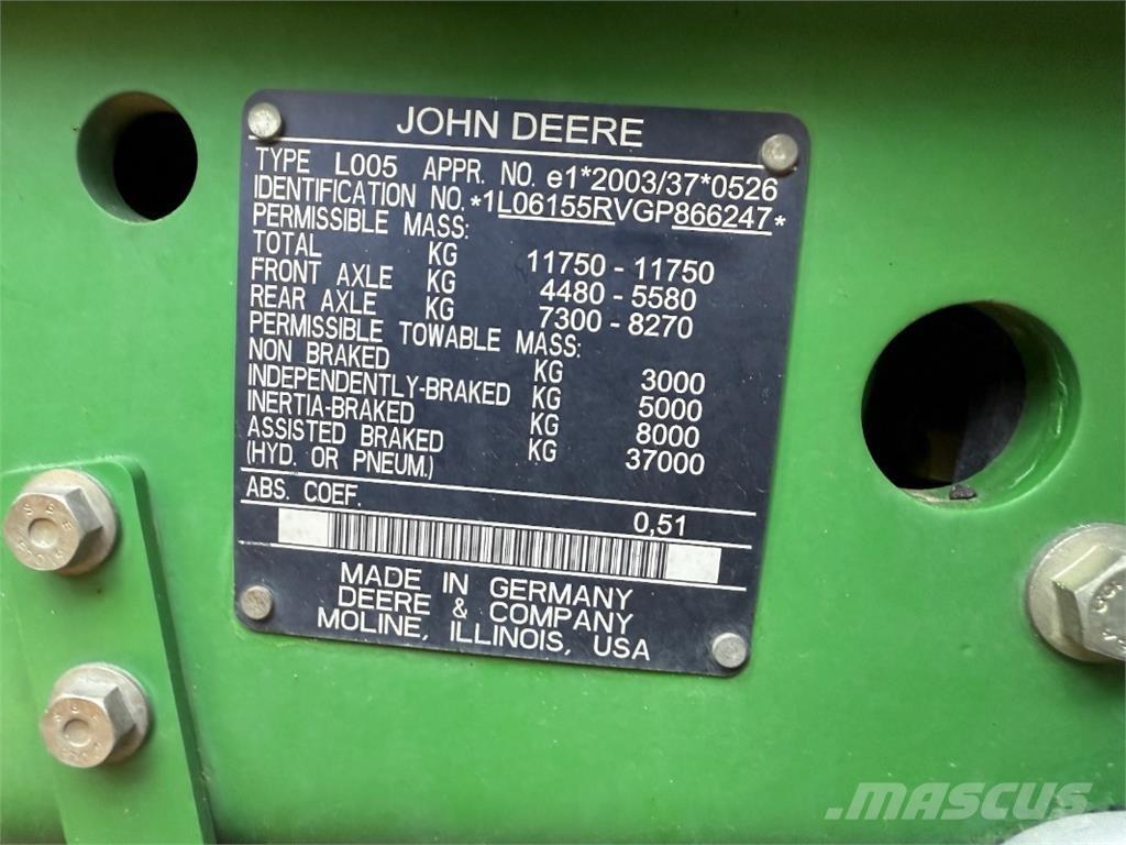 John Deere 6155R Agricultura - Otros