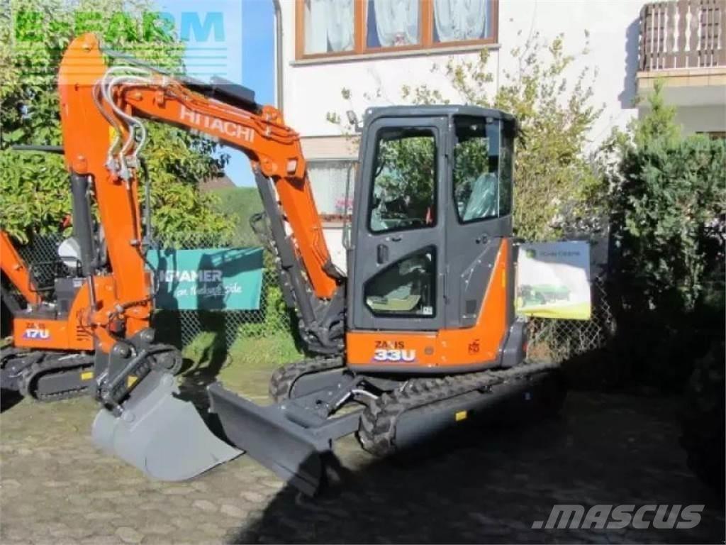 Hitachi zx 33 u-6 Excavadoras de ruedas